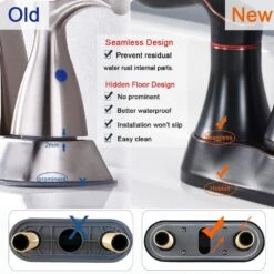 4 In. 2-Handle Bathroom Faucet With Pop-Up Drain And Supply Hoses In Oil Rubbed Bronze 11 4 In. 2-Handle Bathroom Faucet With Pop-Up Drain And Supply Hoses In Oil Rubbed Bronze -FURITURE SALE SHOP oil rubbed bronze centerset bathroom faucets x dr 4011b orb 1f 1000