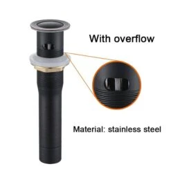 4 In. 2-Handle Bathroom Faucet With Pop-Up Drain And Supply Hoses In Oil Rubbed Bronze 13 4 In. 2-Handle Bathroom Faucet With Pop-Up Drain And Supply Hoses In Oil Rubbed Bronze -FURITURE SALE SHOP oil rubbed bronze centerset bathroom faucets x dr 4011b orb fa 1000