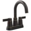4 In. Centerset 2-Handle Bathroom Sink Faucet Vanity Faucet Bathroom Faucet In Oil Rubbed Bronze