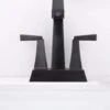 Modern Commercial 4 In. Centerset Vanity Faucet 3 Hole Bathroom Faucet In Oil Rubbed Bronze