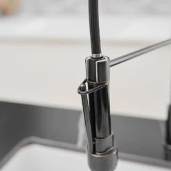 Single Handle Pull Down Sprayer Kitchen Faucet Single-Hole Brass Sink Basin Faucet In Oil Rubbed Bronze 14 Single Handle Pull Down Sprayer Kitchen Faucet Single-Hole Brass Sink Basin Faucet In Oil Rubbed Bronze -FURITURE SALE SHOP oil rubbed bronze pull down kitchen faucets x xy 191 33orb 50 1 us 76 1000