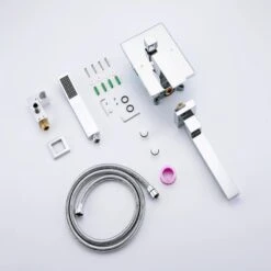 Single Handle 2-Spray 1.8 GPM Waterfall Bathtub Swivel Tub And Shower Faucet With Hand Shower In Polished Chrome 14 Single Handle 2-Spray 1.8 GPM Waterfall Bathtub Swivel Tub And Shower Faucet With Hand Shower In Polished Chrome -FURITURE SALE SHOP polished chrome bathtub shower faucet combos w1194 d93107cp kxc 76 1000