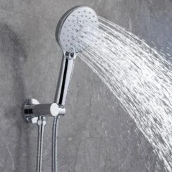 Single Handle 3-Spray High Pressure Tub And Shower Faucet Combo In Polished Chrome (Valve Included) -FURITURE SALE SHOP polished chrome bathtub shower faucet combos w1194 d96203cp zq d4 1000