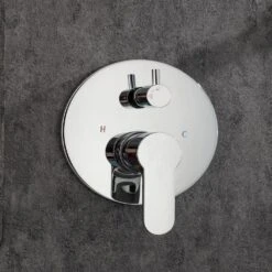 3-Spray Patterns With 2.5 GPM 12 In. Ceiling Mounted Dual Shower Heads Shower System Mix Set In Polished Chrome 9 3-Spray Patterns With 2.5 GPM 12 In. Ceiling Mounted Dual Shower Heads Shower System Mix Set In Polished Chrome -FURITURE SALE SHOP polished chrome dual shower heads pzz 96205 cp kxc 4f 1000