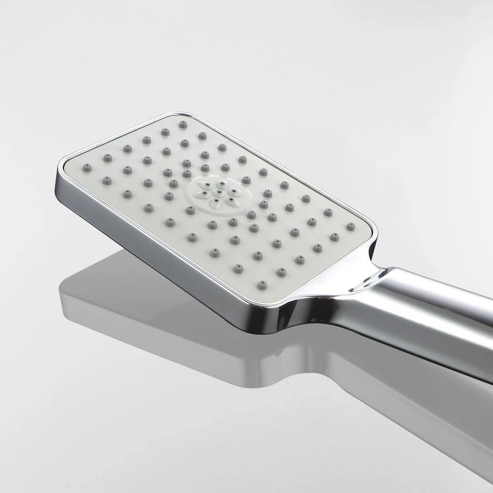 Single-Handle 3-Spray Patterns Anti-scald Shower Fixtures With Rough-In Pressure Balanced Valve In Polished Chrome 6 Single-Handle 3-Spray Patterns Anti-scald Shower Fixtures With Rough-In Pressure Balanced Valve In Polished Chrome - Image 6