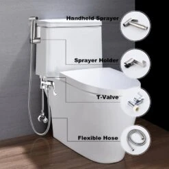 Single Bidet Faucet With Handle In Silver -FURITURE SALE SHOP silver tahanbath bidet faucets z th fx0018 4f 1000