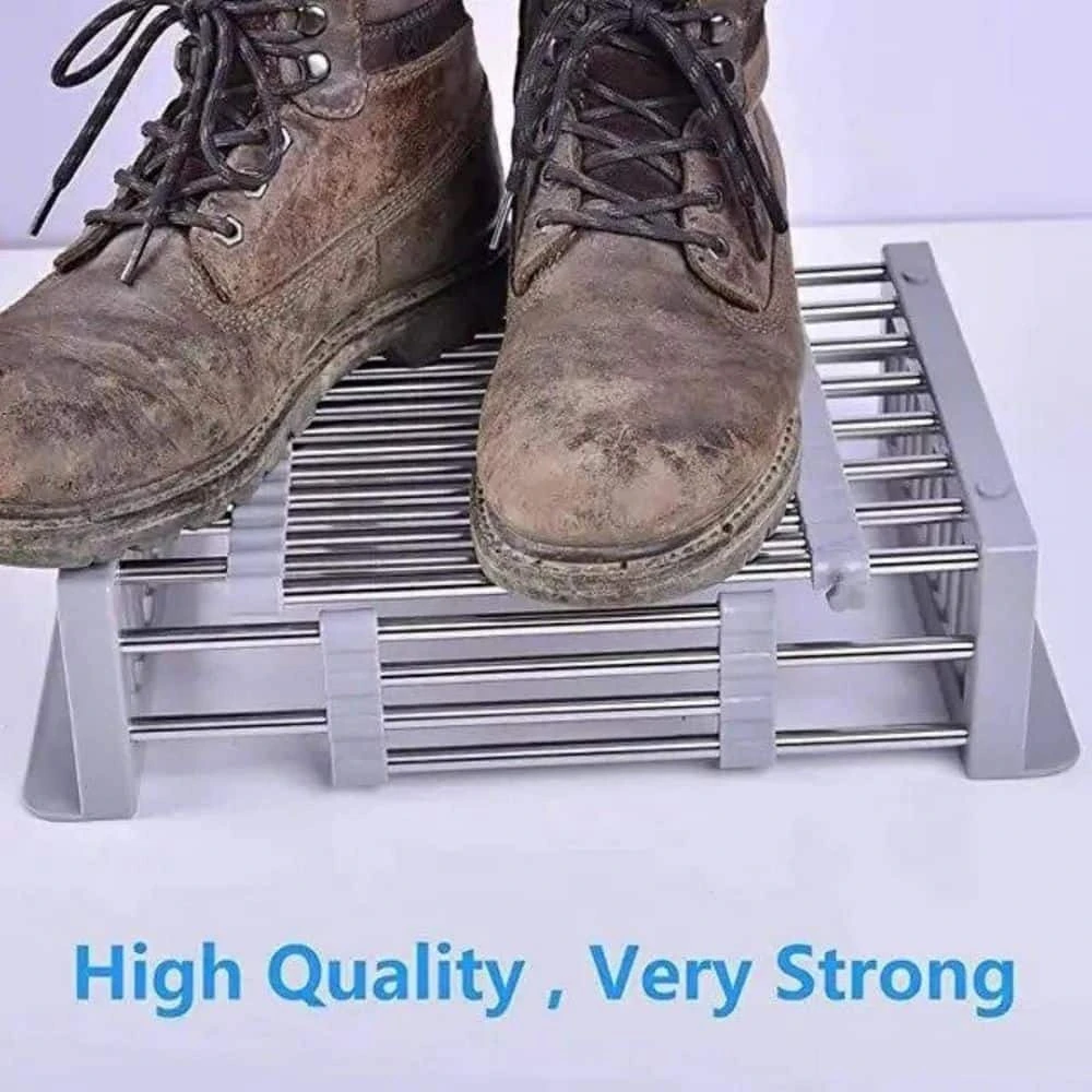 Silver Stainless Steel Retractable Dish Rack To Solve Fruit And Vegetable Solution 9 Silver Stainless Steel Retractable Dish Rack To Solve Fruit And Vegetable Solution - Image 9