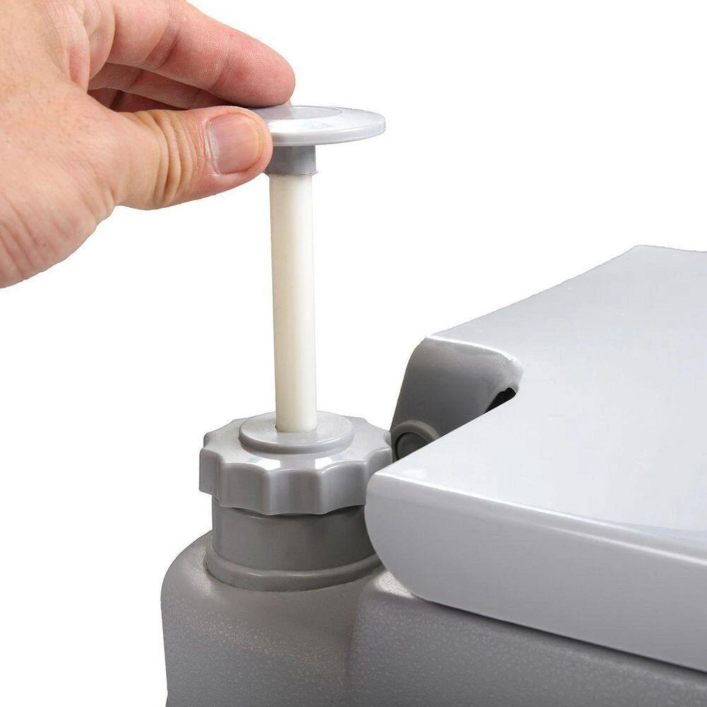 Travel Outdoor Non-Electric 5 Gal. Camping Portable Toilet, Flush Potty Waterless Toilet 5 Travel Outdoor Non-Electric 5 Gal. Camping Portable Toilet, Flush Potty Waterless Toilet - Image 5