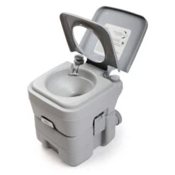 Travel Outdoor Non-Electric 5 Gal. Camping Portable Toilet, Flush Potty Waterless Toilet