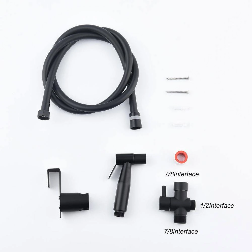 Bidet Sprayer For Toilet Bidet Attachment Handheld Cloth Diaper Sprayer In Black 5 Bidet Sprayer For Toilet Bidet Attachment Handheld Cloth Diaper Sprayer In Black - Image 5