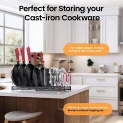 Expandable Pot Lid Organizer, Pots And Pans Lid Rack Drawer Organizer, Adjustable Pot Lid Holders For Cabinet, Clearance -FURITURE SALE SHOP tahanbath kitchenware dividers z d0102xf65jx c3 1000