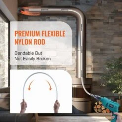 26 Ft. Chimney Sweep Kit With 8-Flexible Rods And 360° Brush-Fireplace Flue Cleaner 14 26 Ft. Chimney Sweep Kit With 8-Flexible Rods And 360° Brush-Fireplace Flue Cleaner -FURITURE SALE SHOP tahanbath plumbing brushes z d0102hq4j7w 4f 1000