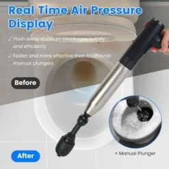 High-Pressure Electric Toilet Plunger With Pressure Display-Drain Clog Remover For Bathrooms And Kitchens 18 High-Pressure Electric Toilet Plunger With Pressure Display-Drain Clog Remover For Bathrooms And Kitchens -FURITURE SALE SHOP tahanbath plungers z d0102x32m7g 76 1000