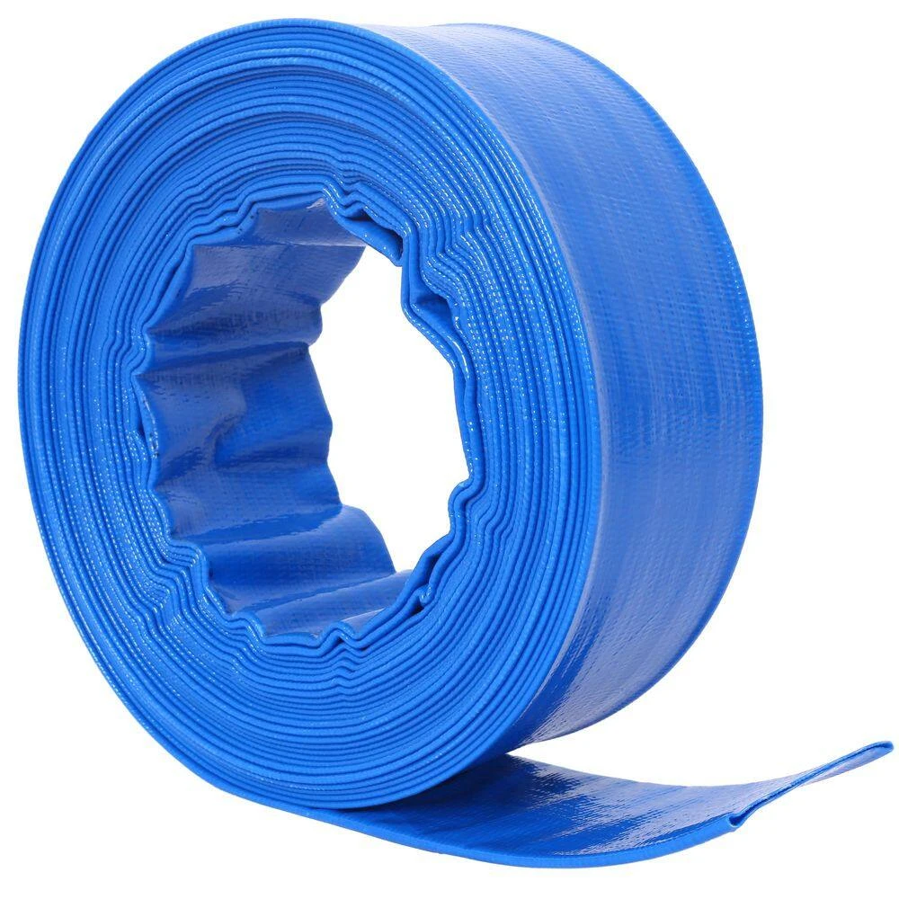 1-1/2 In. X 50 Ft. Blue Heavy Duty PVC Pool Backwash Hose Sewage/Effluent Accessory 4 1-1/2 In. X 50 Ft. Blue Heavy Duty PVC Pool Backwash Hose Sewage/Effluent Accessory - Image 4