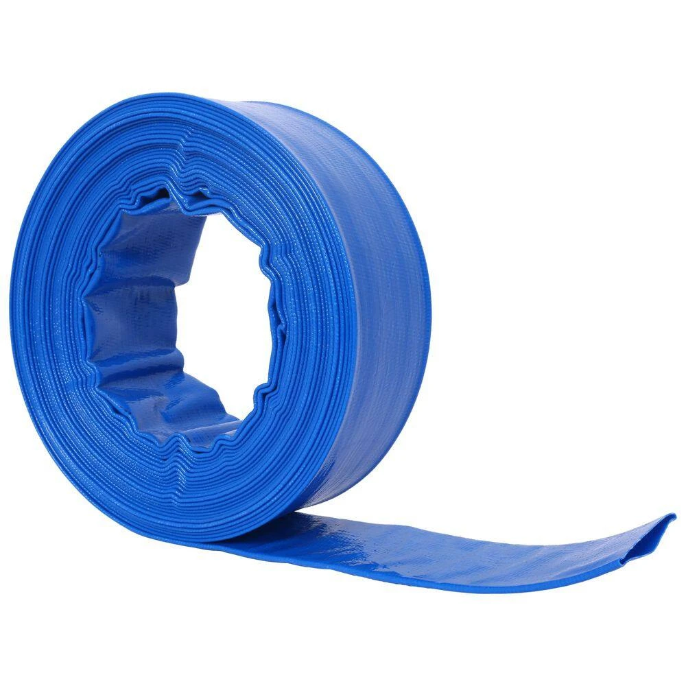1-1/2 In. X 50 Ft. Blue Heavy Duty PVC Pool Backwash Hose Sewage/Effluent Accessory 3 1-1/2 In. X 50 Ft. Blue Heavy Duty PVC Pool Backwash Hose Sewage/Effluent Accessory - Image 3