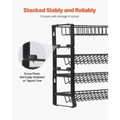 Spice Rack Organizer For Cabinet Kitchen Countertop Seasoning Organizer 18 X 11 In. -FURITURE SALE SHOP tahanbath spice racks z d010277ux7j 1f 1000