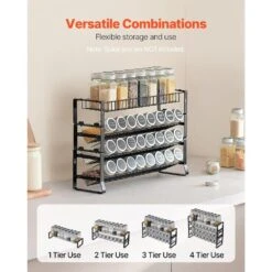 Spice Rack Organizer For Cabinet Kitchen Countertop Seasoning Organizer 18 X 11 In. -FURITURE SALE SHOP tahanbath spice racks z d010277ux7j 4f 1000