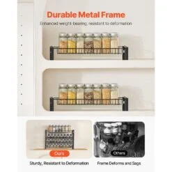 Spice Rack Organizer For Cabinet Kitchen Countertop Seasoning Organizer 18 X 11 In. -FURITURE SALE SHOP tahanbath spice racks z d010277ux7j fa 1000