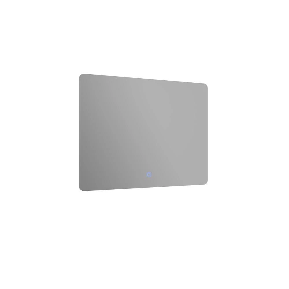 36 In. W X 28 In. H Frameless Rectangular Wall Mounted Bathroom Vanity Mirror In Transparent With LED Lighting 8 36 In. W X 28 In. H Frameless Rectangular Wall Mounted Bathroom Vanity Mirror In Transparent With LED Lighting - Image 8