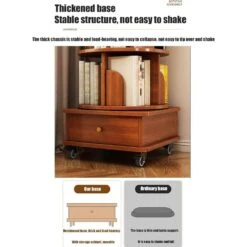 18.10 In. W X 18.10 In. D X 68.10 In. H Brown MDF Freestanding Linen Cabinet With Wheels And Drawers In Walnut 14 18.10 In. W X 18.10 In. D X 68.10 In. H Brown MDF Freestanding Linen Cabinet With Wheels And Drawers In Walnut -FURITURE SALE SHOP walnut brown tahanbath linen cabinets ct xl p212237 fa 1000