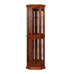 16 In. W X 21.50 In. D X 69.75 In. H Walnut MDF Freestanding Linen Cabinet With Lights And Glass Shelve In Walnut 10 16 In. W X 21.50 In. D X 69.75 In. H Walnut MDF Freestanding Linen Cabinet With Lights And Glass Shelve In Walnut -FURITURE SALE SHOP walnut tahanbath linen cabinets ct xl 111239 1f 1000