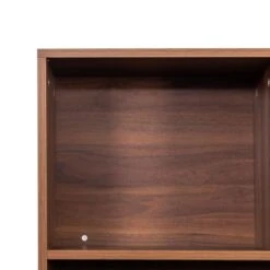 9.45 In. W X 47.24 In. D X 70.87 In. H Walnut Wood Freestanding Linen Cabinet With 10-Cubes And 3-Doors In Brown 13 9.45 In. W X 47.24 In. D X 70.87 In. H Walnut Wood Freestanding Linen Cabinet With 10-Cubes And 3-Doors In Brown -FURITURE SALE SHOP walnut tahanbath linen cabinets ct xl p257393 44 1000