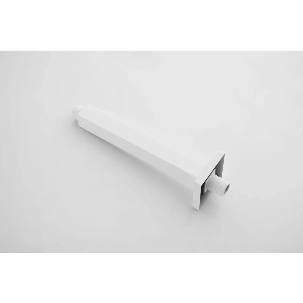 1-Spray Patterns 2.5 GPM Ceiling Mount Fixed Shower Head In White 4 1-Spray Patterns 2.5 GPM Ceiling Mount Fixed Shower Head In White - Image 4