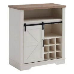 Small Storage Cabinet With Sliding Barn Door And Wine Shelf 12 Small Storage Cabinet With Sliding Barn Door And Wine Shelf -FURITURE SALE SHOP white oak tahanbath pantry organizers z w3151p264504 1f 1000