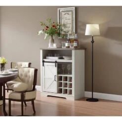 Small Storage Cabinet With Sliding Barn Door And Wine Shelf 14 Small Storage Cabinet With Sliding Barn Door And Wine Shelf -FURITURE SALE SHOP white oak tahanbath pantry organizers z w3151p264504 fa 1000