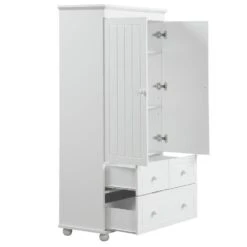 15.80 In. Wx 30.60 In. D X 62.70 In. H Bathroom Storage Wall Cabinet In White -FURITURE SALE SHOP white tahanbath bathroom wall cabinets z n725p183256k 4f 1000