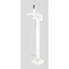 Single-Handle Claw Foot Freestanding Tub Faucet In. White