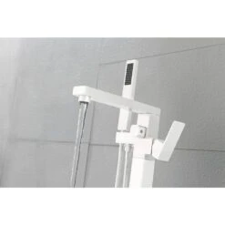 Single-Handle Claw Foot Freestanding Tub Faucet In. White -FURITURE SALE SHOP white tahanbath claw foot tub faucets z w1272 57915 fa 1000