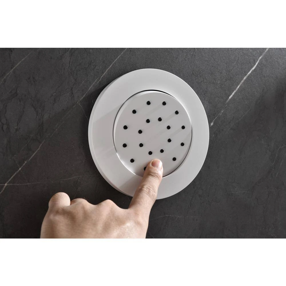 Single-Handle Claw Foot Tub Faucet With Hand Shower Body Shower Bodyspray (White - 3pcs) In. White 9 Single-Handle Claw Foot Tub Faucet With Hand Shower Body Shower Bodyspray (White - 3pcs) In. White - Image 9