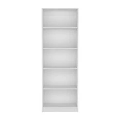 11.70 In. W X 24.70 In. D X 71.10 In. H Black Wood Freestanding Linen Cabinet With Tier Storage Shelves In Black
