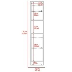 16 In. W X 14.30 In. D X 67.80 In. H White Particle Board Freestanding Linen Cabinet With Double Doors In White 10 16 In. W X 14.30 In. D X 67.80 In. H White Particle Board Freestanding Linen Cabinet With Double Doors In White -FURITURE SALE SHOP white tahanbath linen cabinets ct xl 91912 1f 1000