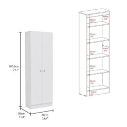23.60 In. W X 11.80 In. D X 11.80 In. H White Particle Board Freestanding Linen Cabinet With Five Shelves In White 7 23.60 In. W X 11.80 In. D X 11.80 In. H White Particle Board Freestanding Linen Cabinet With Five Shelves In White -FURITURE SALE SHOP white tahanbath linen cabinets ct xl 91965 c3 1000
