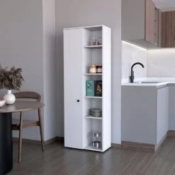 11.80 In. W X 23.60 In. D X 66.90 In. H White Wood Freestanding Linen Cabinet With Shelves In White 9 11.80 In. W X 23.60 In. D X 66.90 In. H White Wood Freestanding Linen Cabinet With Shelves In White -FURITURE SALE SHOP white tahanbath linen cabinets ct xl p175071 31 1000