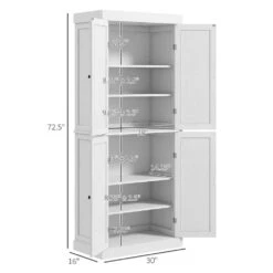 16 W X 30 D X 72.50 In. H White Particle Board Freestanding Linen Cabinet W/2-Adjustable Shelves In White 7 16 W X 30 D X 72.50 In. H White Particle Board Freestanding Linen Cabinet W/2-Adjustable Shelves In White -FURITURE SALE SHOP white tahanbath linen cabinets ct xl p200648 c3 1000