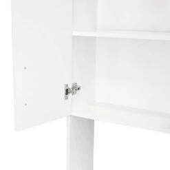 22.20 In. W X 13.20 In. D X 76.80 In. H White MDF Freestanding Linen Cabinet With 5-Shelves And 4-Door In White 14 22.20 In. W X 13.20 In. D X 76.80 In. H White MDF Freestanding Linen Cabinet With 5-Shelves And 4-Door In White -FURITURE SALE SHOP white tahanbath linen cabinets ct xl p264145 fa 1000