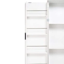 15.75 In. W X 31.49 In. D X 71.65 In. H White MDF Freestanding Linen Cabinet With 2-Drawers And 8-Door In White 13 15.75 In. W X 31.49 In. D X 71.65 In. H White MDF Freestanding Linen Cabinet With 2-Drawers And 8-Door In White -FURITURE SALE SHOP white tahanbath linen cabinets ct xl p294993 1f 1000