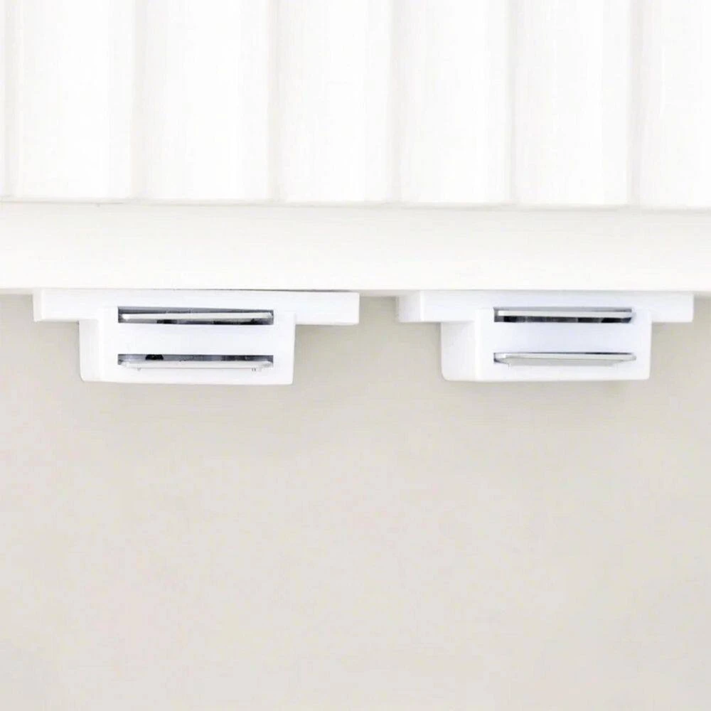 15.75 In. W X 31.49 In. D X 71.65 In. H White MDF Freestanding Linen Cabinet With 2-Drawers And 8-Door In White 6 15.75 In. W X 31.49 In. D X 71.65 In. H White MDF Freestanding Linen Cabinet With 2-Drawers And 8-Door In White - Image 6