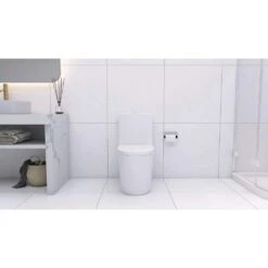 Dual Flush Single Flush: Other Elongated One Piece Toilet White -FURITURE SALE SHOP white tahanbath one piece toilets k w2826p192007 fa 1000
