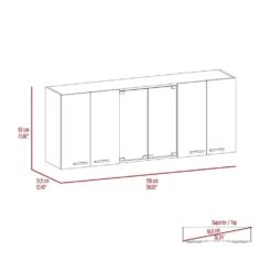 Superior 150-Wall Cabinet With Glass, Four Interior Shelves, Two Double Door-White -FURITURE SALE SHOP white tahanbath pantry organizers z b07091984 4f 1000