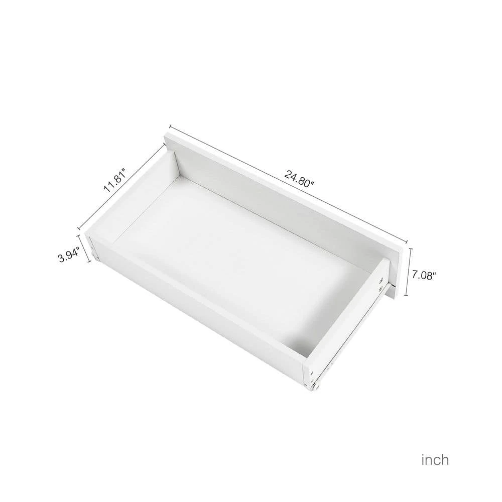 6-Drawer White Dresser With LED Lights For Bedroom, Living Room And More 9 6-Drawer White Dresser With LED Lights For Bedroom, Living Room And More - Image 9