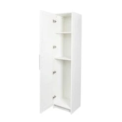 Stackable Wall Mounted Storage Cabinet, 15.75 In. D X 15.75 In. W X 70.87 In. H, White 13 Stackable Wall Mounted Storage Cabinet, 15.75 In. D X 15.75 In. W X 70.87 In. H, White -FURITURE SALE SHOP white tahanbath pantry organizers z w33167273 1f 1000