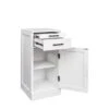 White Color Modular Wine Bar Cabinet Buffet Cabinet