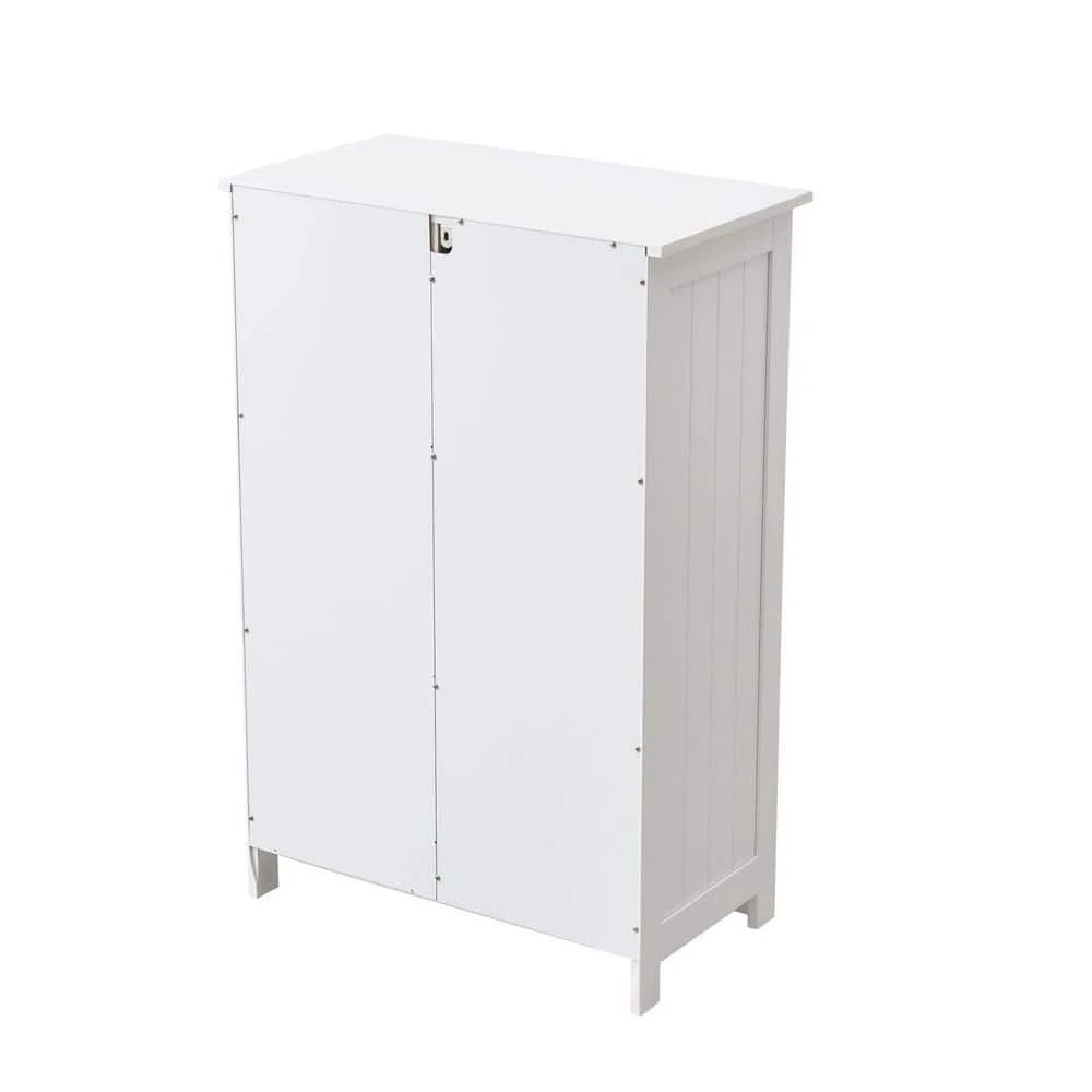 Small Bathrooom Storage Cabinet, Freestanding Storage Cabinet EntryWay Cabinet Home Storage For Living Room In White 5 Small Bathrooom Storage Cabinet, Freestanding Storage Cabinet EntryWay Cabinet Home Storage For Living Room In White - Image 5
