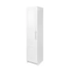 Stackable Wall Mounted Storage Cabinet, 15.75 In. D X 15.75in.W X 70.87in.H, White