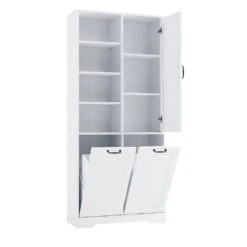 14.00 In. W X 31.00 In. D X 68.00 In. H Bathroom Storage Wall Cabinet In White 15 14.00 In. W X 31.00 In. D X 68.00 In. H Bathroom Storage Wall Cabinet In White -FURITURE SALE SHOP white vintage tahanbath bathroom wall cabinets z n725p208543k 76 1000