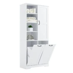 14.00 In. W X 31.00 In. D X 68.00 In. H Bathroom Storage Wall Cabinet In White 10 14.00 In. W X 31.00 In. D X 68.00 In. H Bathroom Storage Wall Cabinet In White -FURITURE SALE SHOP white vintage tahanbath bathroom wall cabinets z n725p208543k c3 1000